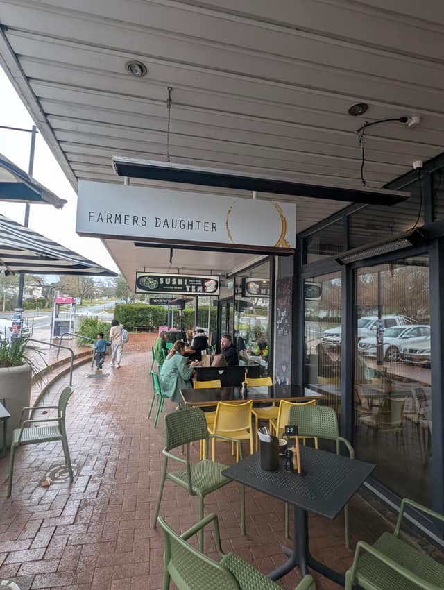 The Farmers Daughter shopfront signage
